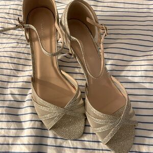 Pink Paradox London Open Toe Heel Glitter 9.5